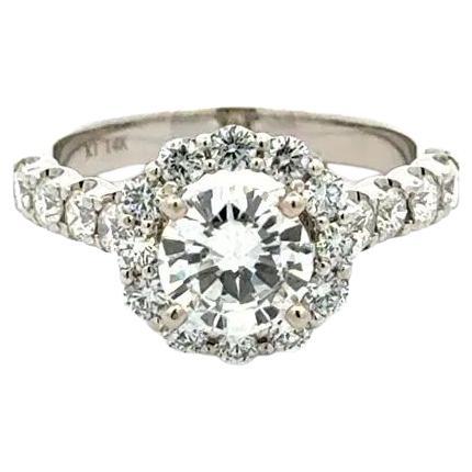 1.01 Carat RBC Diamond GIA Solitaire Gold Vintage Ring