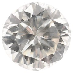 Diamant rond brillant de 1,01 carat certifié GIA de couleur M et de pureté VS1