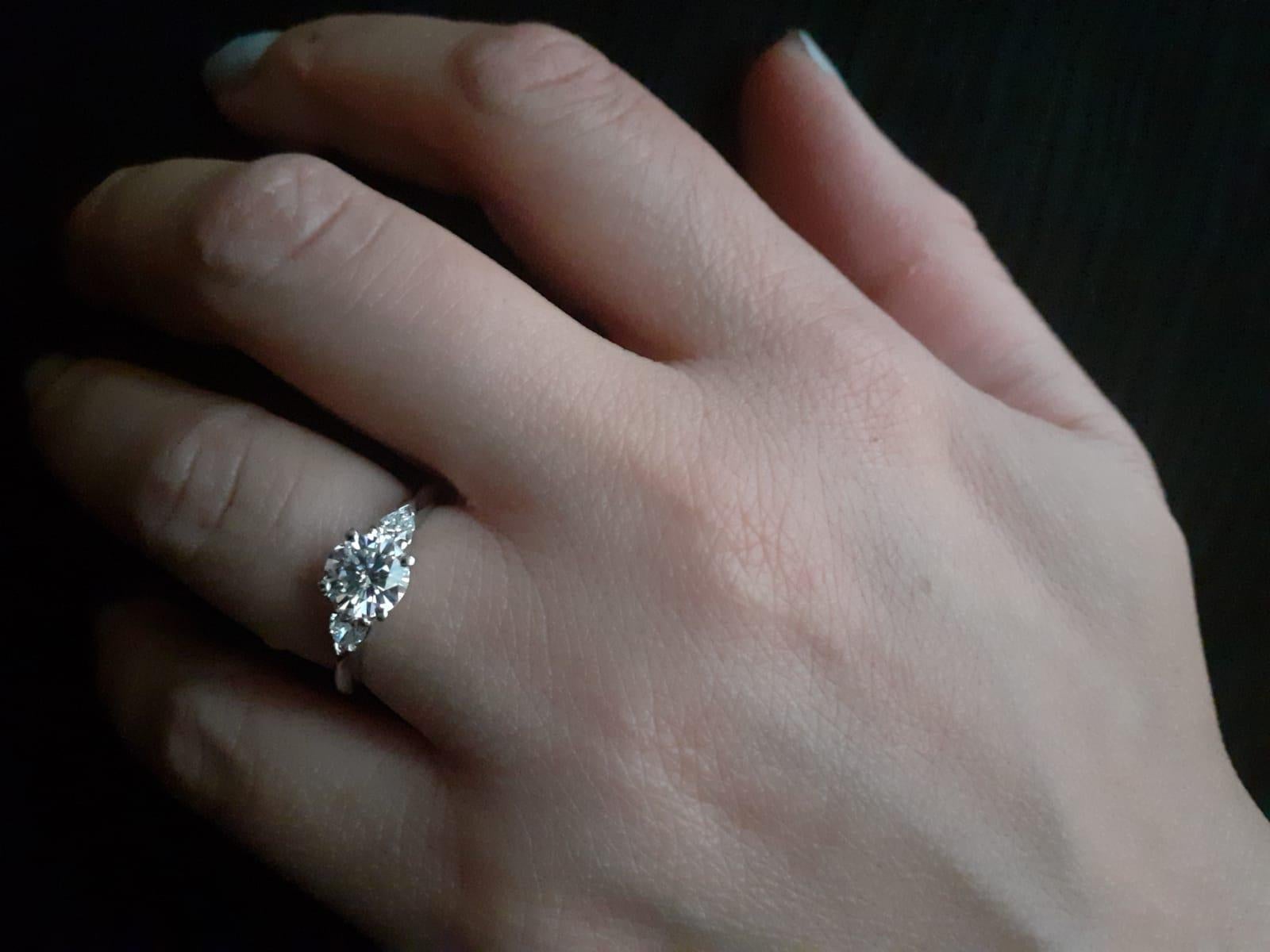 1/2 carat diamond ring