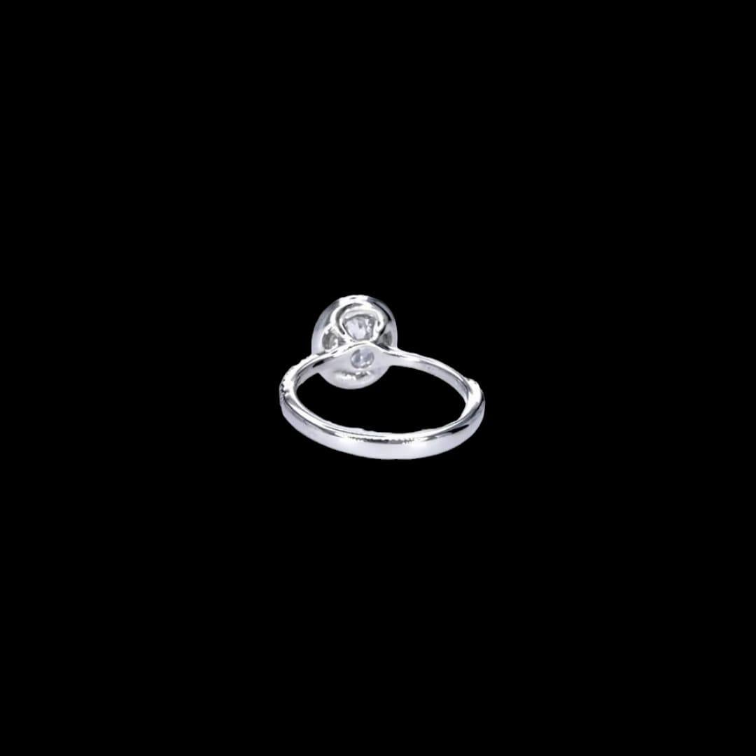 1.01 Carat White Diamond Ring SI2 Clarity IGI Certified For Sale 1