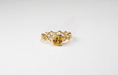 1.01 Carat Yellow Gold Heliodor Ring