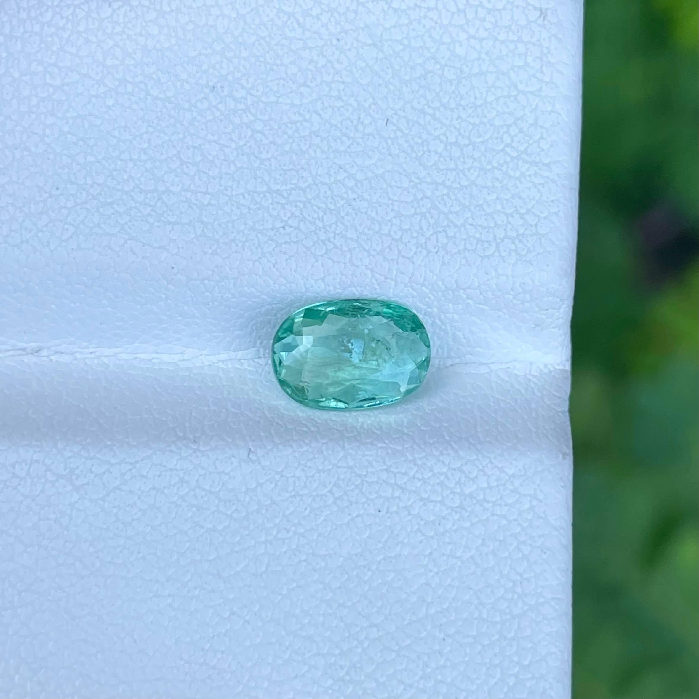 Weight 1.01 carats 
Dimensions 8.33x5.77x 2.68 mm
Treatment none 
Origin Mozambique 
Clarity SI
Cut Oval



1.01 carat Paraiba Tourmaline, with its mesmerizing Oval Cut, hails from the enchanting mines of Mozambique. This natural gemstone embodies