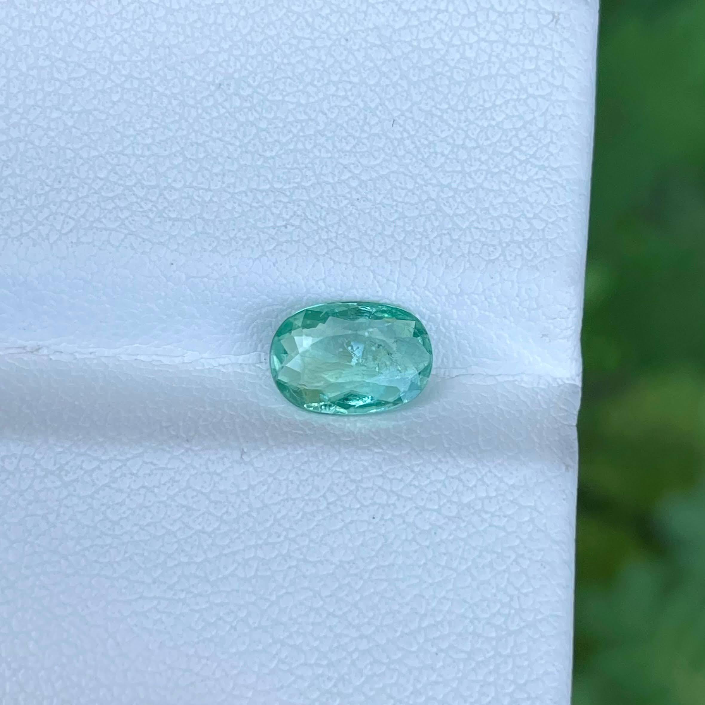 1.01 carats Paraiba Loose Tourmaline Oval Cut Natural Gemstone from Mozambique In New Condition In Bangkok, TH