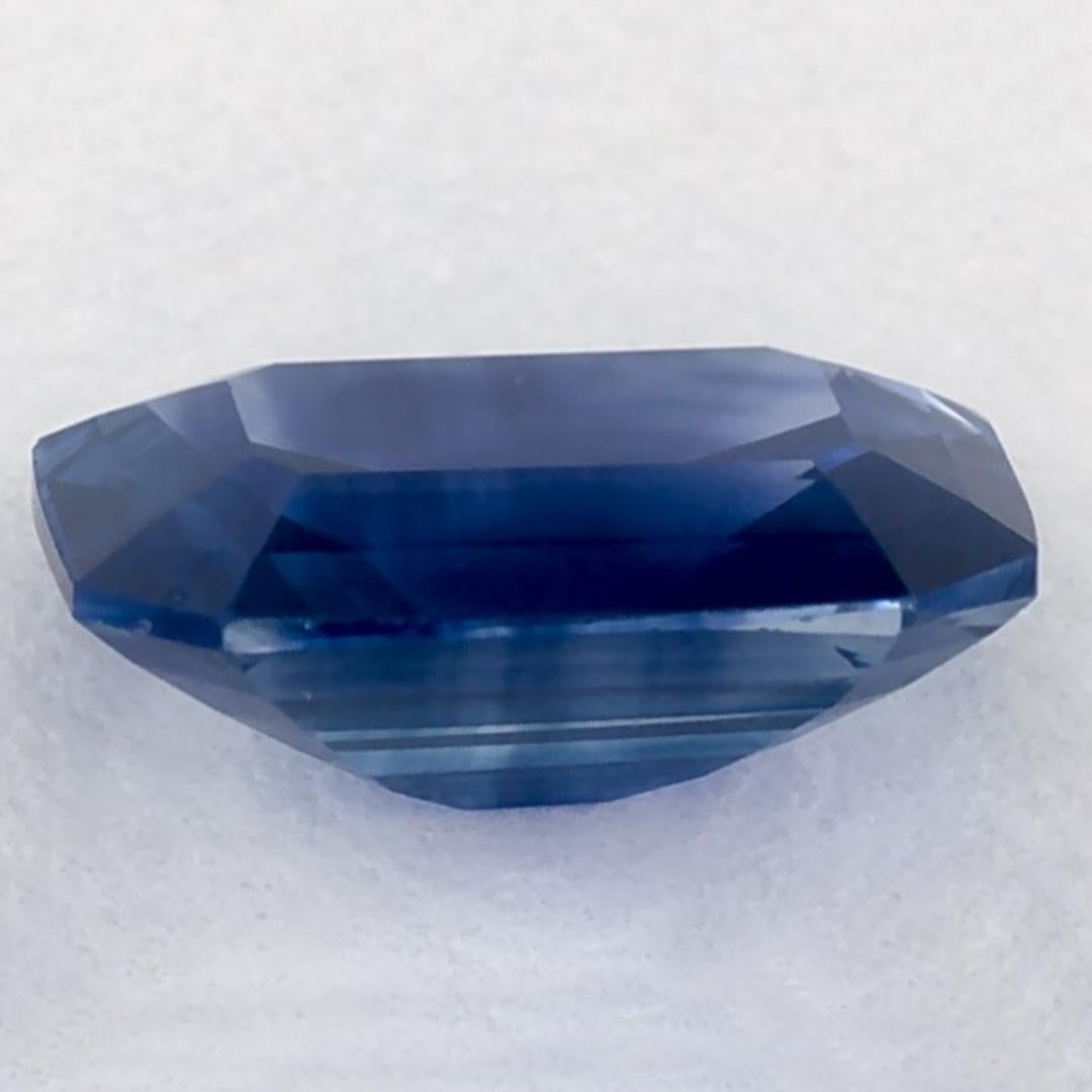 Pierre précieuse taille octogonale saphir bleu 1.01 carat Neuf - En vente à Fort Lee, NJ