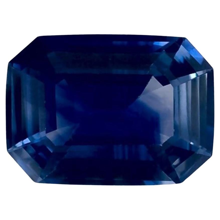 1.01 Ct Blue Sapphire Octagon Cut Loose Gemstone
