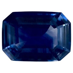 1.01 Ct Blue Sapphire Octagon Cut Loose Gemstone