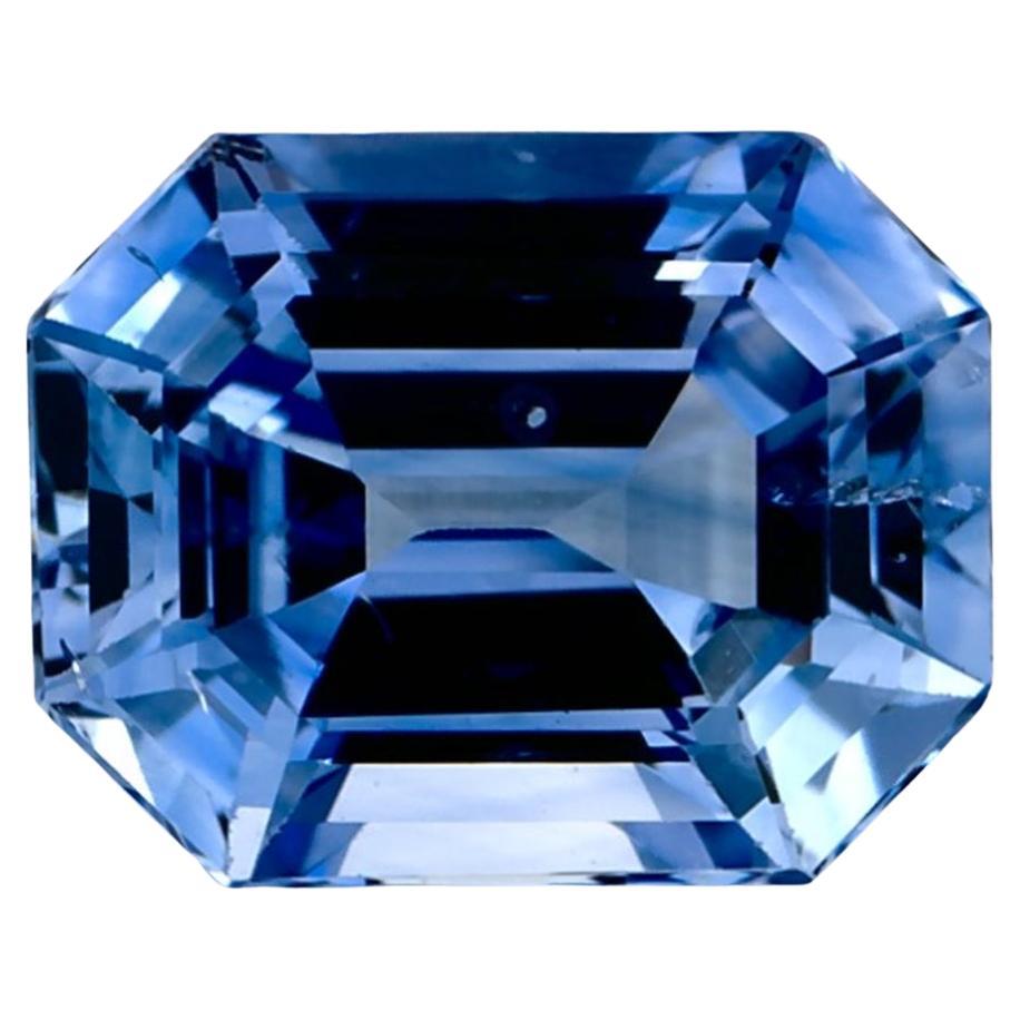 1.01 Carat Blue Sapphire Octagon Loose Gemstone For Sale at 1stDibs