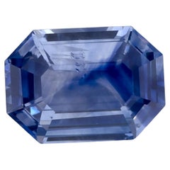 1.01 Ct Blue Sapphire Octagon Loose Gemstone