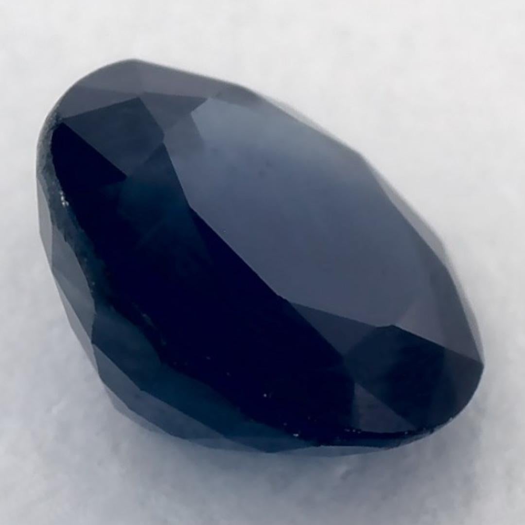 1.01 Ct Blue Sapphire Round Loose Gemstone For Sale 1