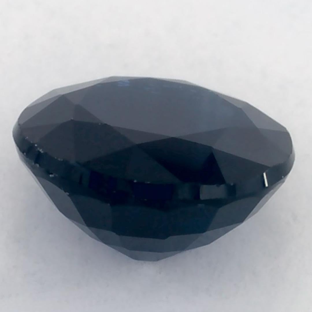 1.01 ct Zafiro Azul Redondo Gema Suelta en venta 3