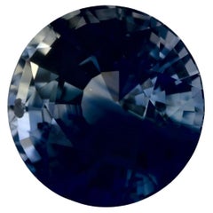 1.01 Karat Blauer runder Saphir, loser Edelstein