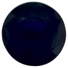 1.01 ct Zafiro Azul Redondo Gema Suelta