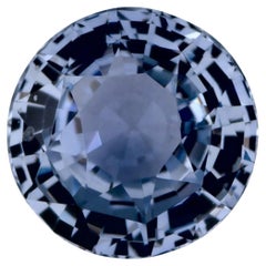 1.01 Ct Blue Sapphire Round Loose Gemstone