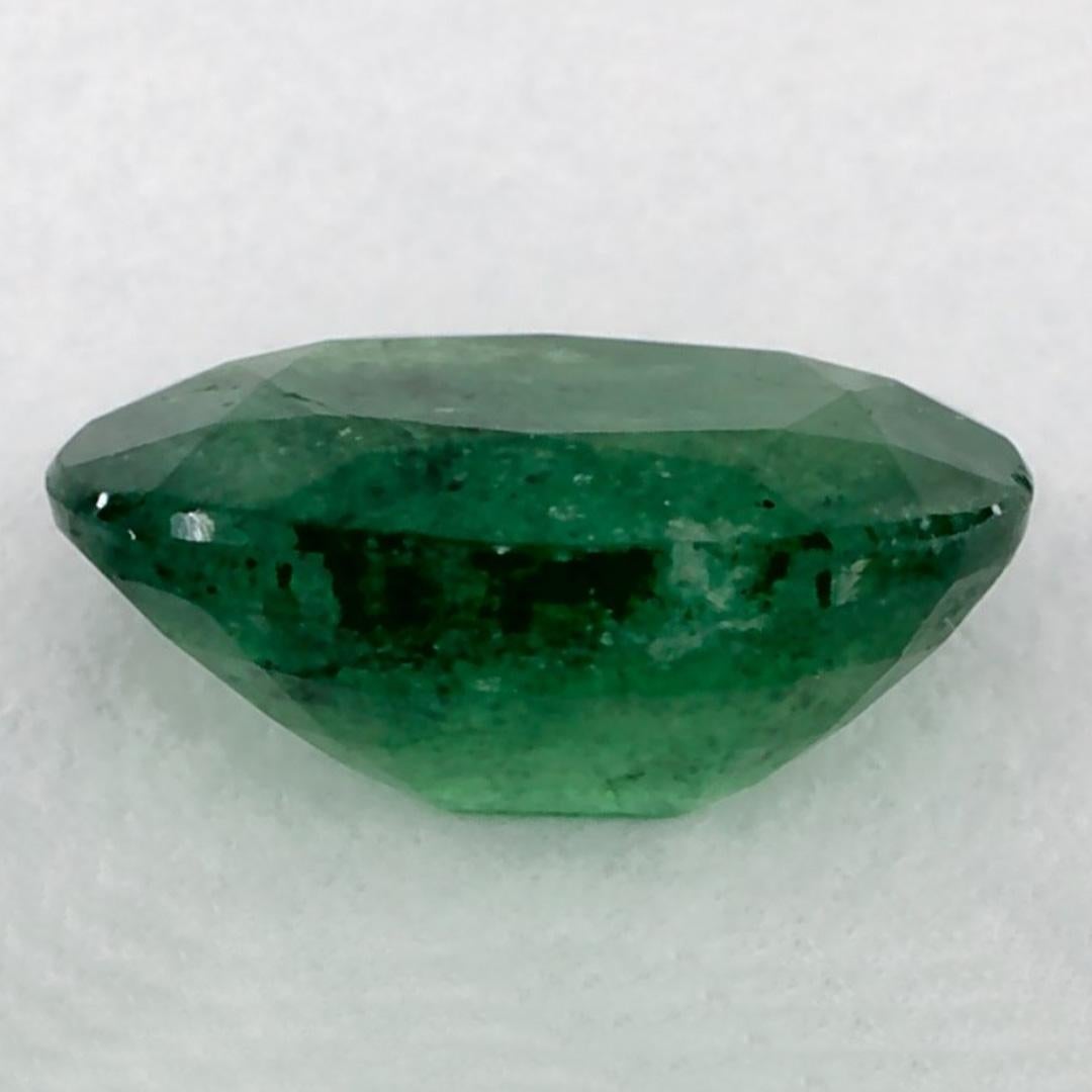 1.01 Karat Smaragd Oval Loser Edelstein im Zustand „Neu“ im Angebot in Fort Lee, NJ