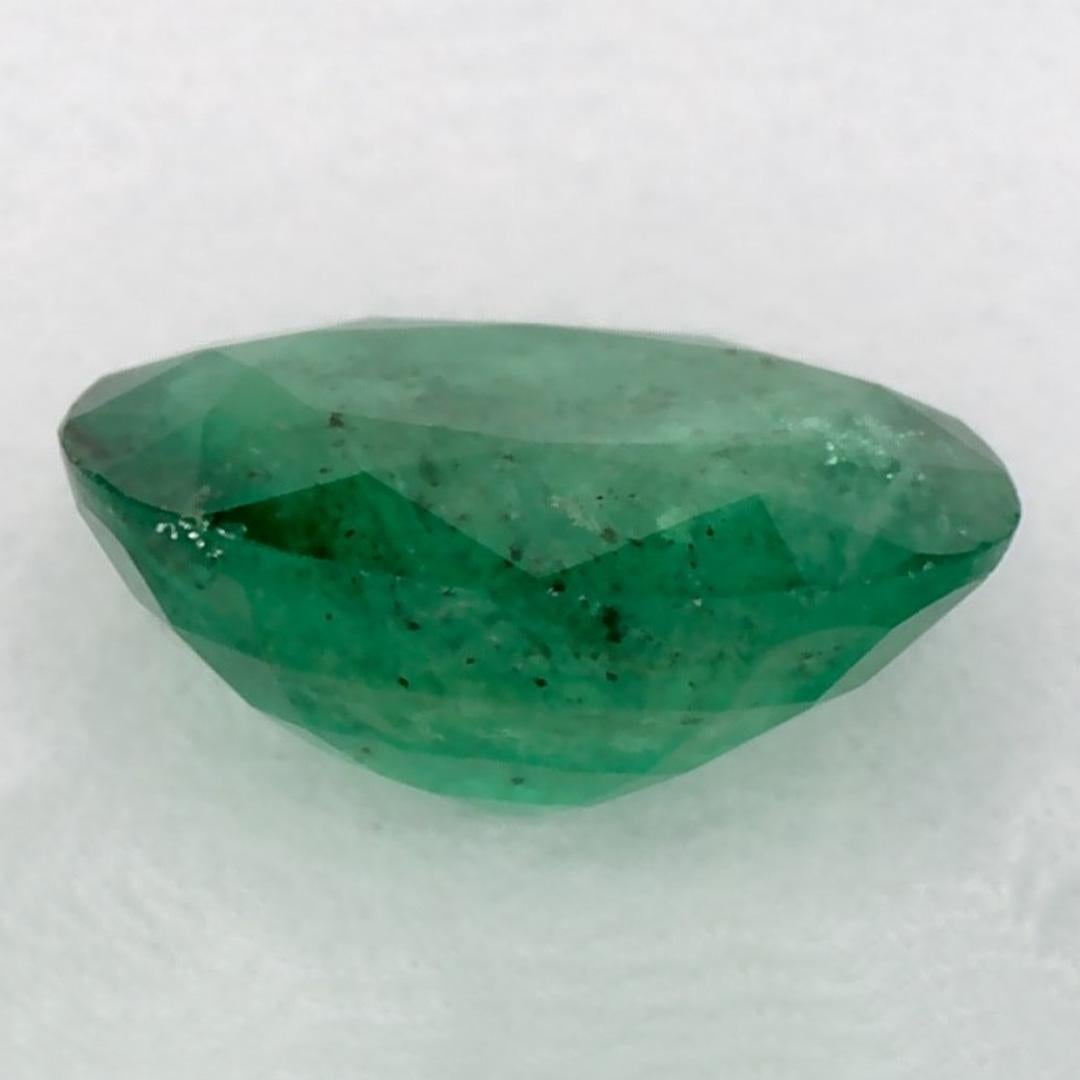 1.01 Karat Smaragd Oval Loser Edelstein im Zustand „Neu“ im Angebot in Fort Lee, NJ