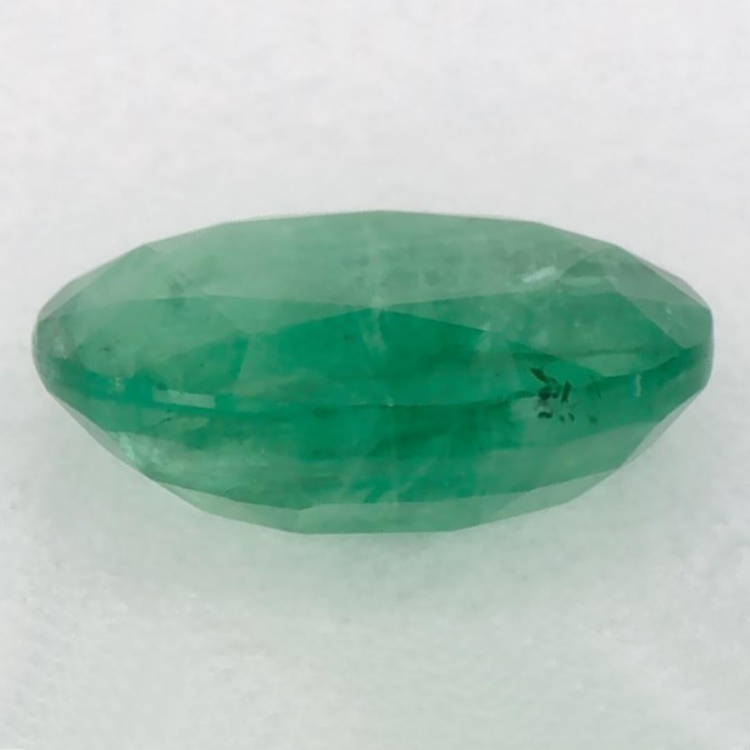 1.01 Karat Smaragd Oval Loser Edelstein im Zustand „Neu“ im Angebot in Fort Lee, NJ