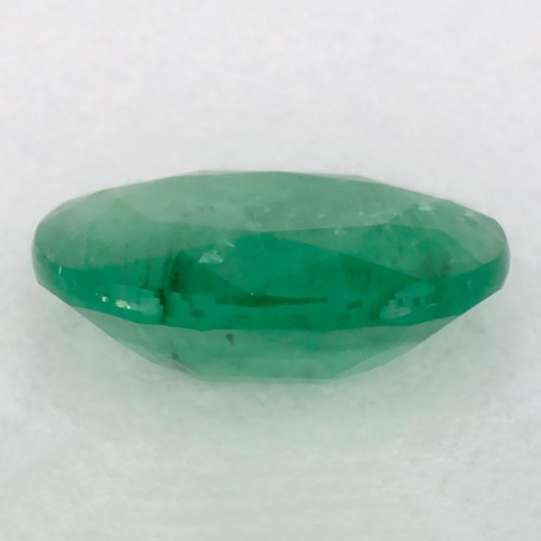 1.01 Karat Smaragd Oval Loser Edelstein im Zustand „Neu“ im Angebot in Fort Lee, NJ