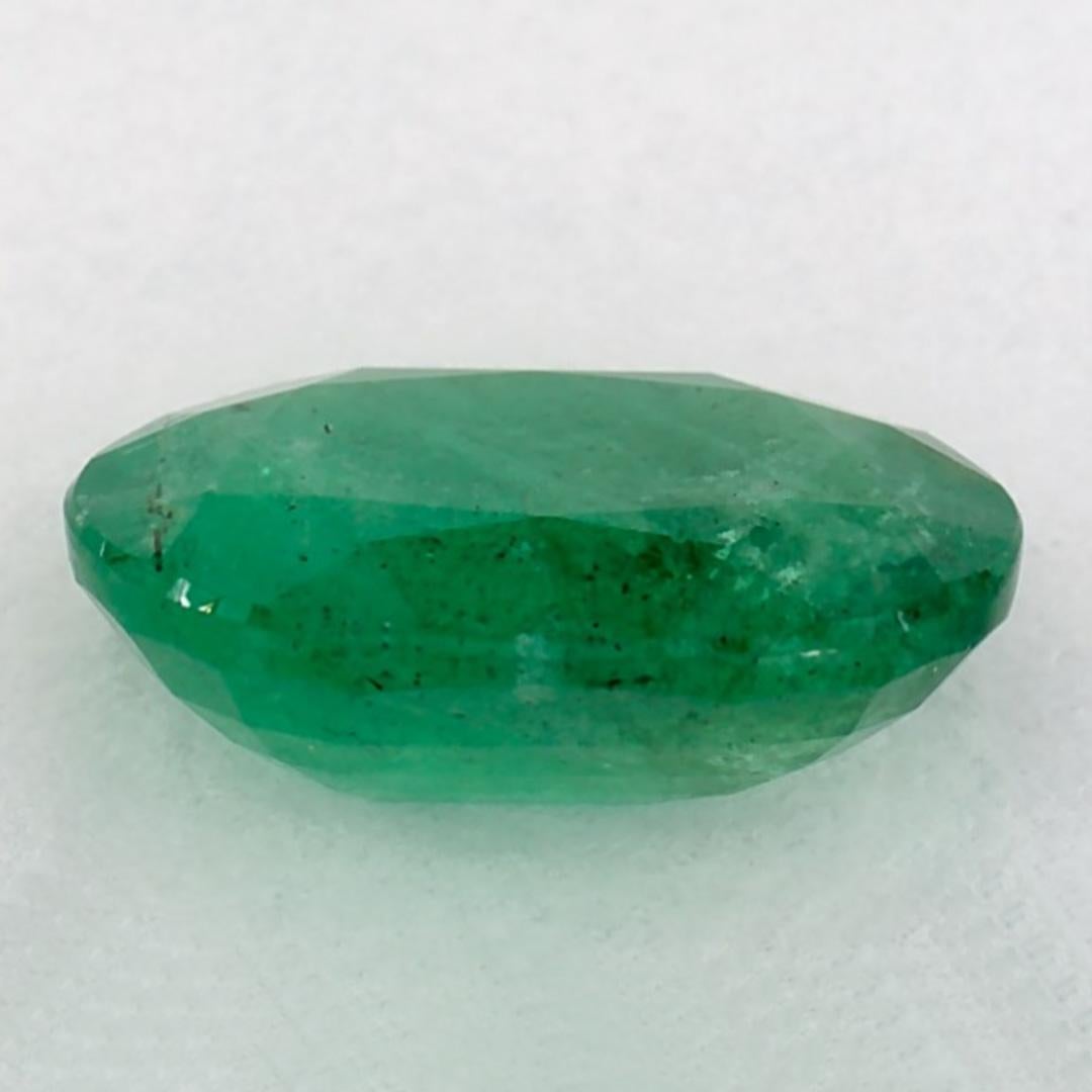 1.01 Karat Smaragd Oval Loser Edelstein im Zustand „Neu“ im Angebot in Fort Lee, NJ