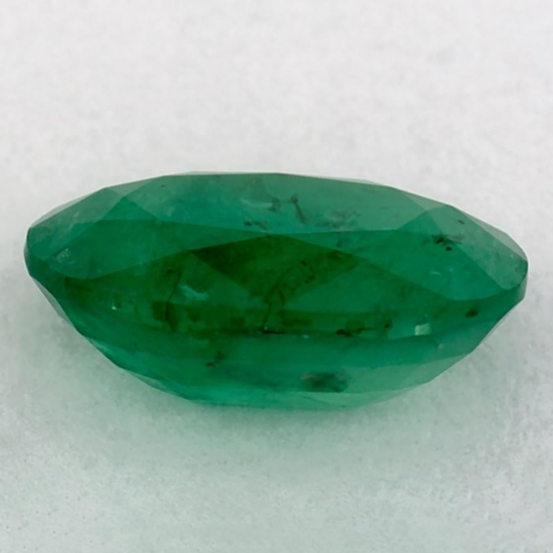 1.01 Karat Smaragd Oval Loser Edelstein im Zustand „Neu“ im Angebot in Fort Lee, NJ