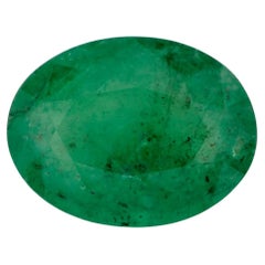 1.01 Ct Emerald Oval Loose Gemstone (pierre précieuse en vrac)