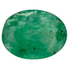 1.01 Ct Emerald Oval Loose Gemstone (pierre précieuse en vrac)