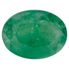 1.01 Ct Emerald Oval Loose Gemstone (pierre précieuse en vrac)