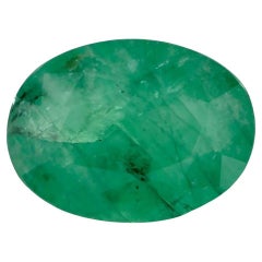 1.01 Ct Emerald Oval Loose Gemstone (pierre précieuse en vrac)
