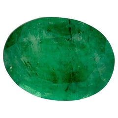 1.01 Ct Emerald Oval Loose Gemstone (pierre précieuse en vrac)