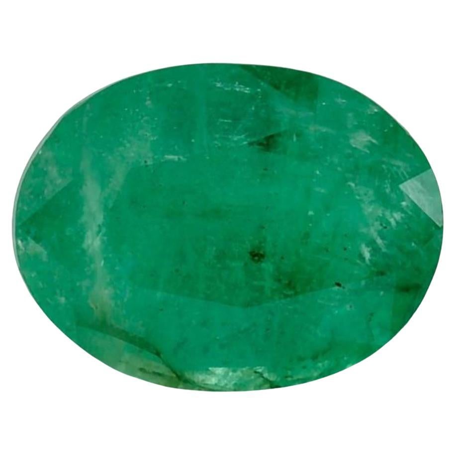 1.01 Ct Emerald Oval Loose Gemstone (pierre précieuse en vrac)