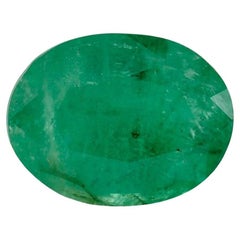 1.01 Karat Smaragd Oval Loser Edelstein