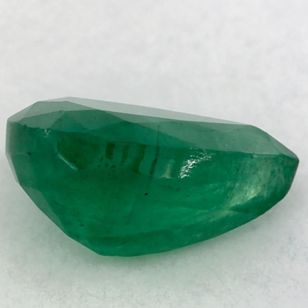 1.01 Ct Emerald Pear Loose Gemstone In New Condition For Sale In Fort Lee, NJ