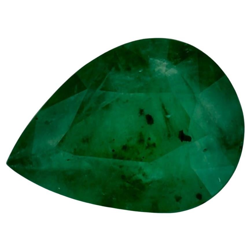 1.01 Ct Emerald Pear Loose Gemstone (pierre précieuse en vrac)