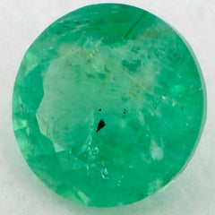 1.01 Ct Emerald Round Loose Gemstone