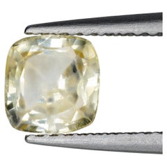 1,01 ct, zafiro amarillo facetado