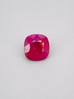 1.01 Ct GIA Certified Unheated Burma Ruby Pigeon Blood Color Gemstone No heat