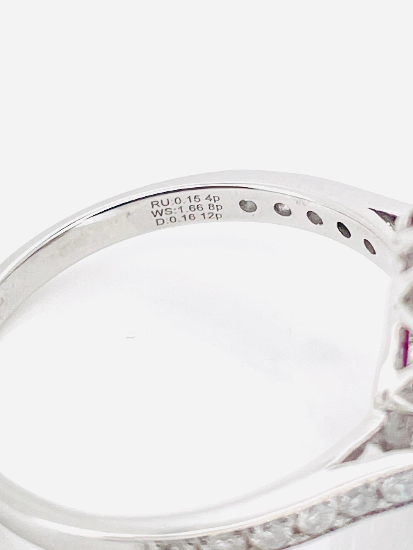 1.01 Ct GIA Certified Unheated Burma Ruby Pigeon Blood Ring 14K 3.72Gram en vente 4