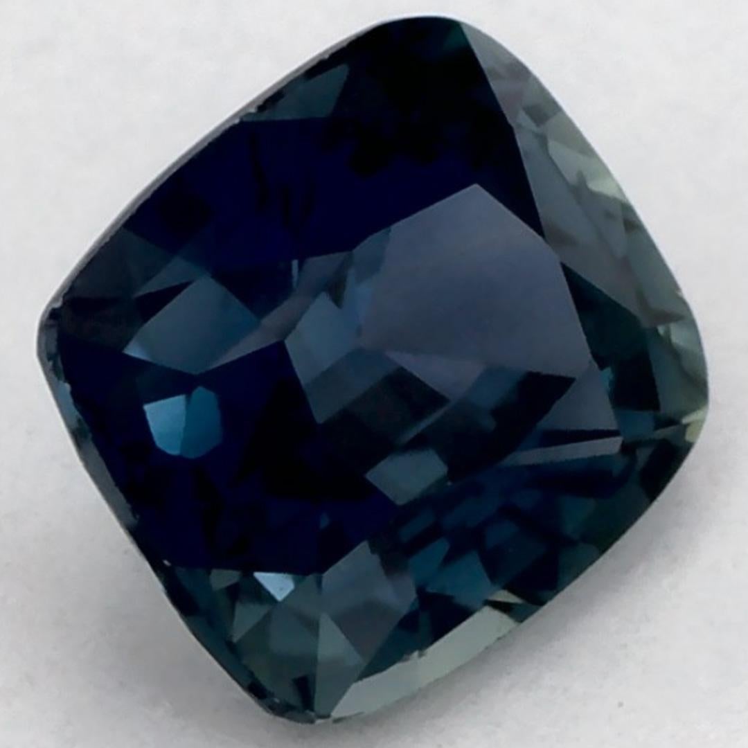 Taglio cuscino 1.01 Ct Zaffiro Verde Cuscino Gemma Sfusa in vendita