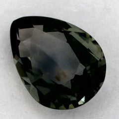 1.01 Ct Green Sapphire Pear Loose Gemstone