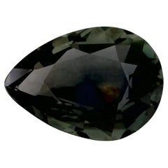 1.01 Ct Green Sapphire Pear Loose Gemstone