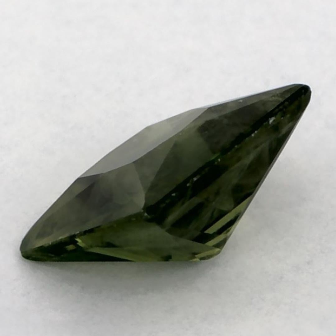 1.01 Karat Grüner Saphir Princess Lose Edelstein im Zustand „Neu“ im Angebot in Fort Lee, NJ