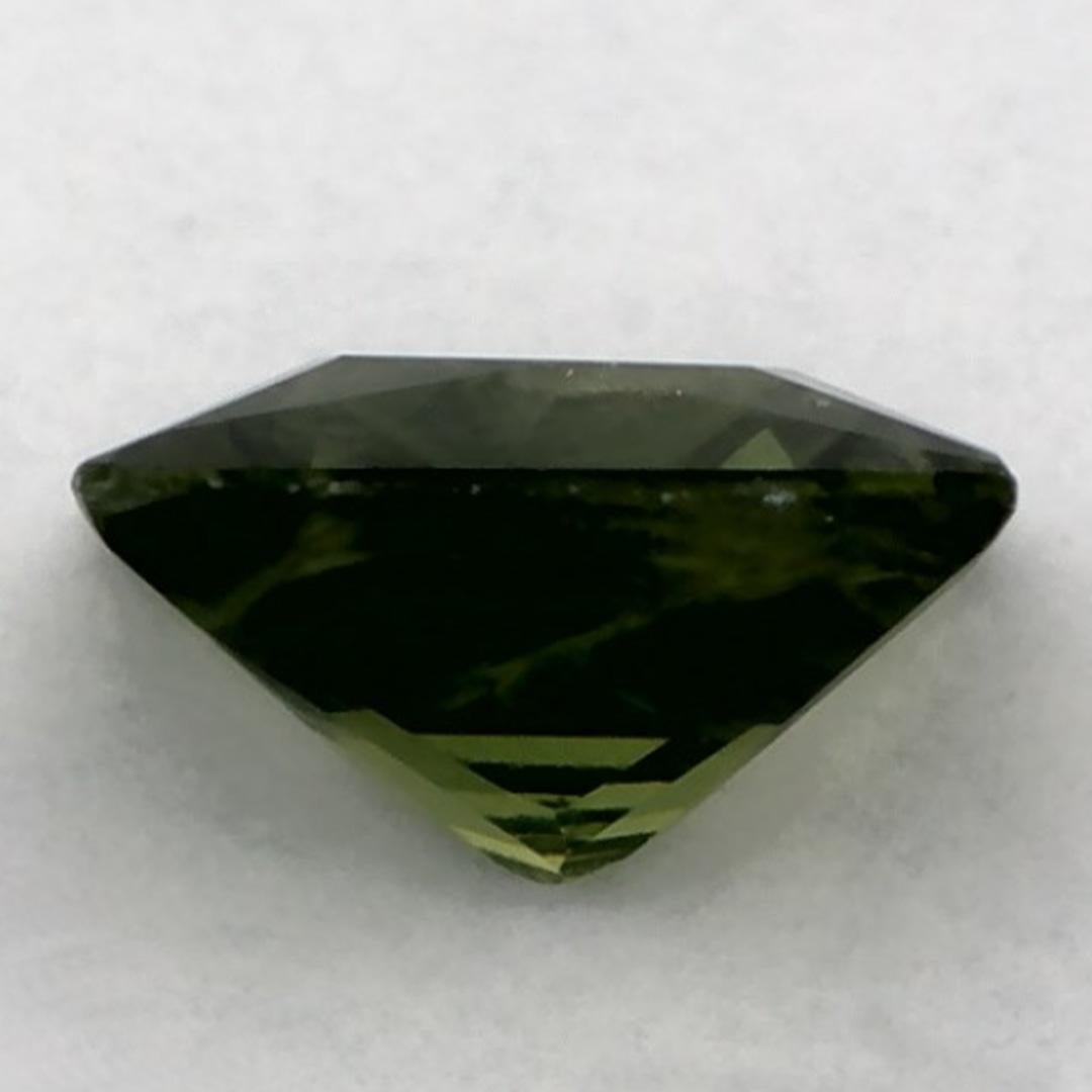 1.01 Karat Grüner Saphir Princess Lose Edelstein im Angebot 3