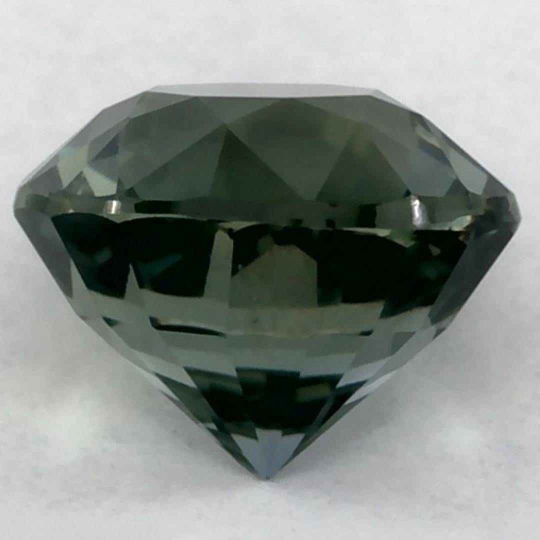 1.01 Karat Grüner Saphir Rund Lose Edelstein im Zustand „Neu“ im Angebot in Fort Lee, NJ