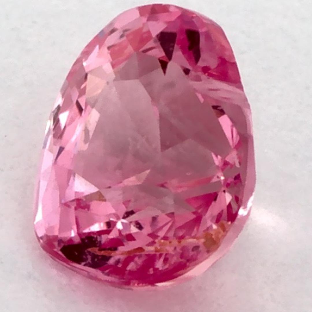 De las mujeres 1.01 qt Zafiro rosa Corazón Gema Suelta en venta