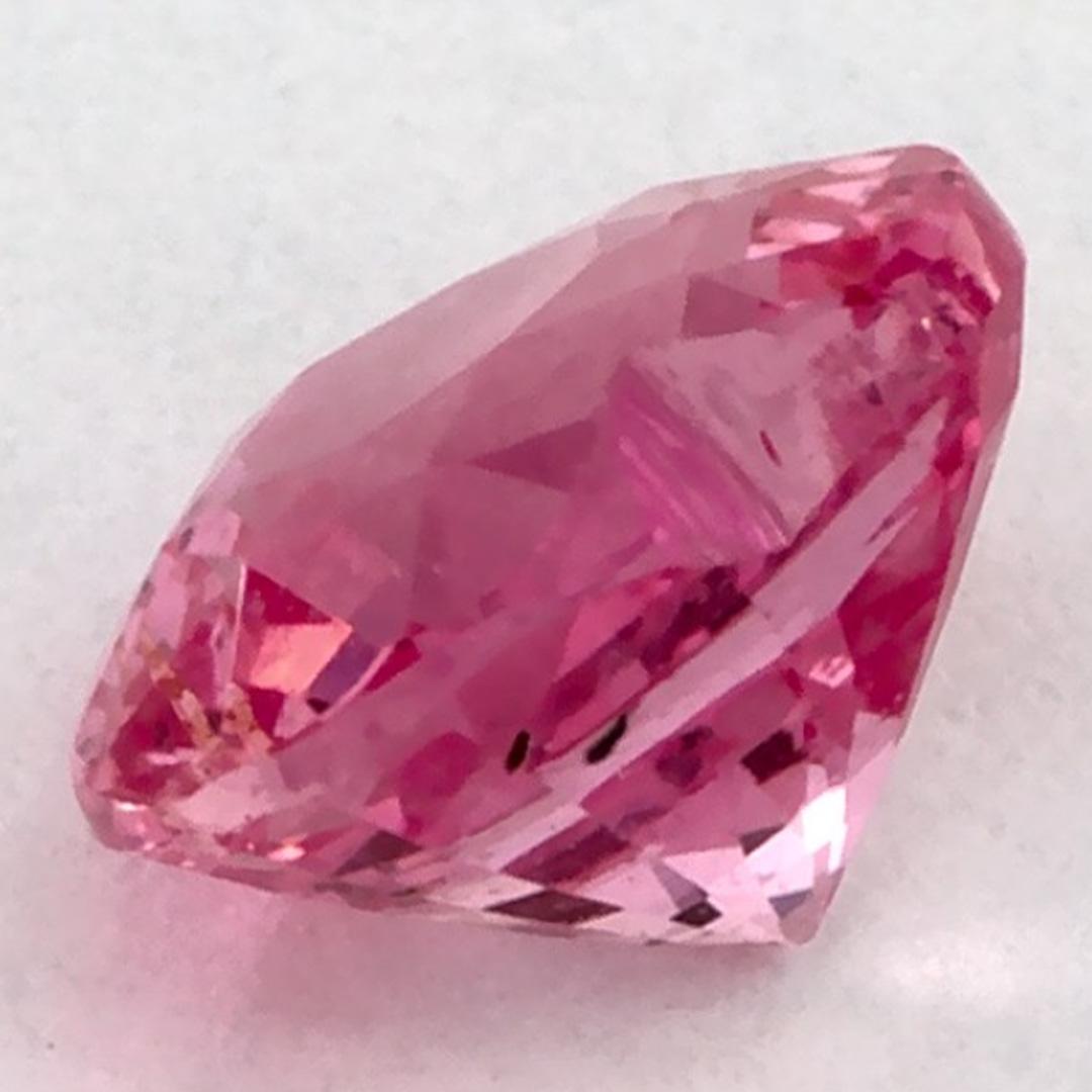 1.01 qt Zafiro rosa Corazón Gema Suelta en venta 3