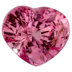 1.01 Ct Pink Sapphire Heart Loose Gemstone