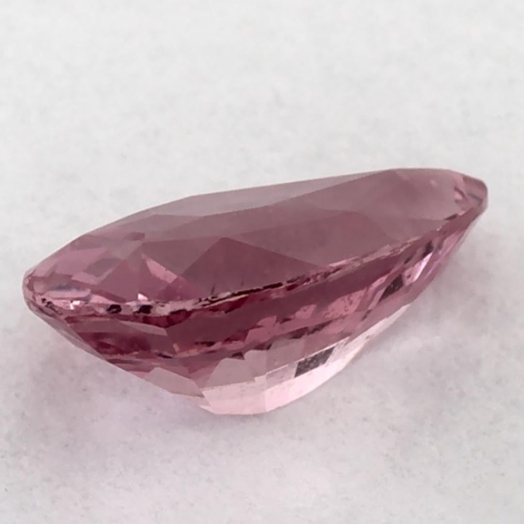 1.01 carati di zaffiro rosa a pera sciolto in vendita 3