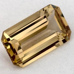 1.01 Karat Gelber Saphir Oktagon Loser Edelstein