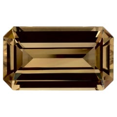 1.01 Karat Gelber Saphir Oktagon Loser Edelstein