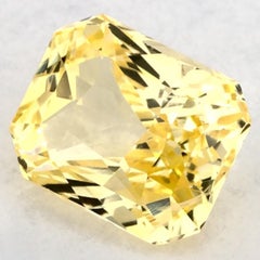 1.01 carati di zaffiro giallo radiante