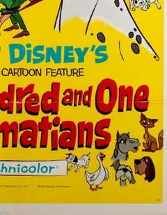 "101 Dalmatians" Original Film Poster, US, 1961, Disney